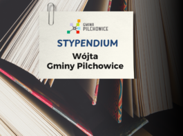 Zdjęcie z napisem: Stypendium Wójta Gminy Pilchowice
