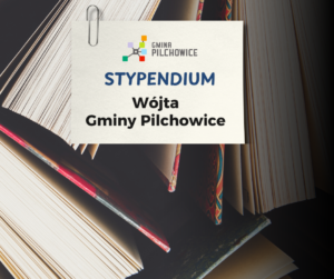 Zdjęcie z napisem: Stypendium Wójta Gminy Pilchowice