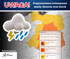 Uwaga - ulewy i burze (do czwartku 10 lipca)