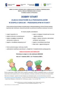 Plakat Przedszkole Stanica